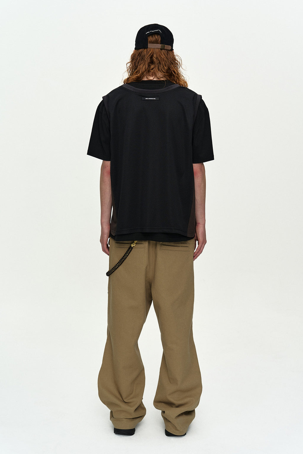 Andersson Bell - Basketball Jersey Layered T-Shirt (Black/Brown) product image 3 | TRAB K-Fashion Australia