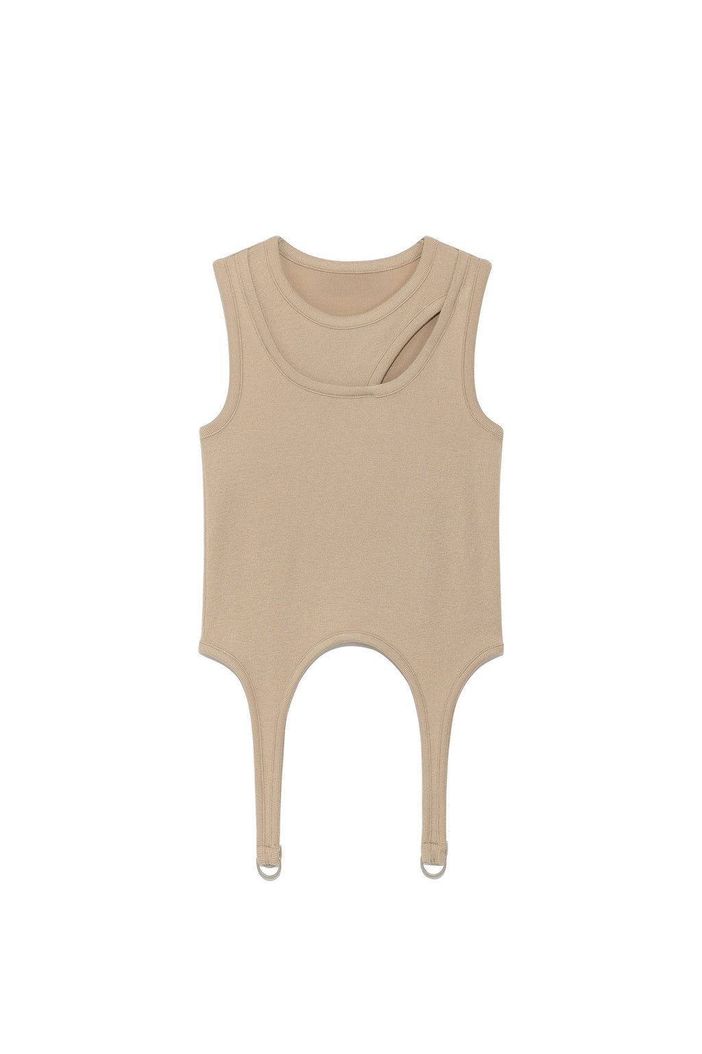 Deinet - [yoon Soap X Deinet] Detail Sleeveless (Beige) product image 1 | TRAB K-Fashion Australia