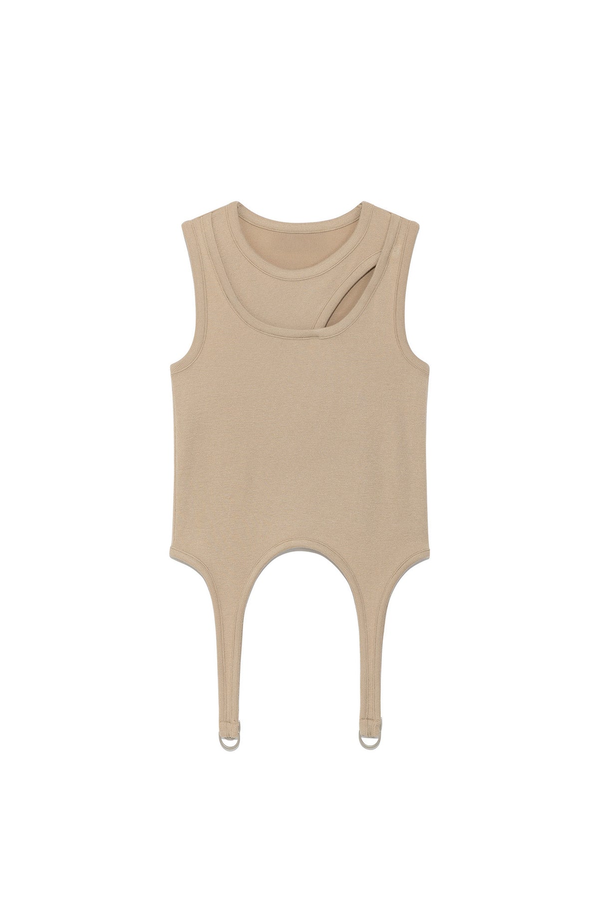 Deinet - [yoon Soap X Deinet] Detail Sleeveless (Beige) product image 1 | TRAB K-Fashion Australia