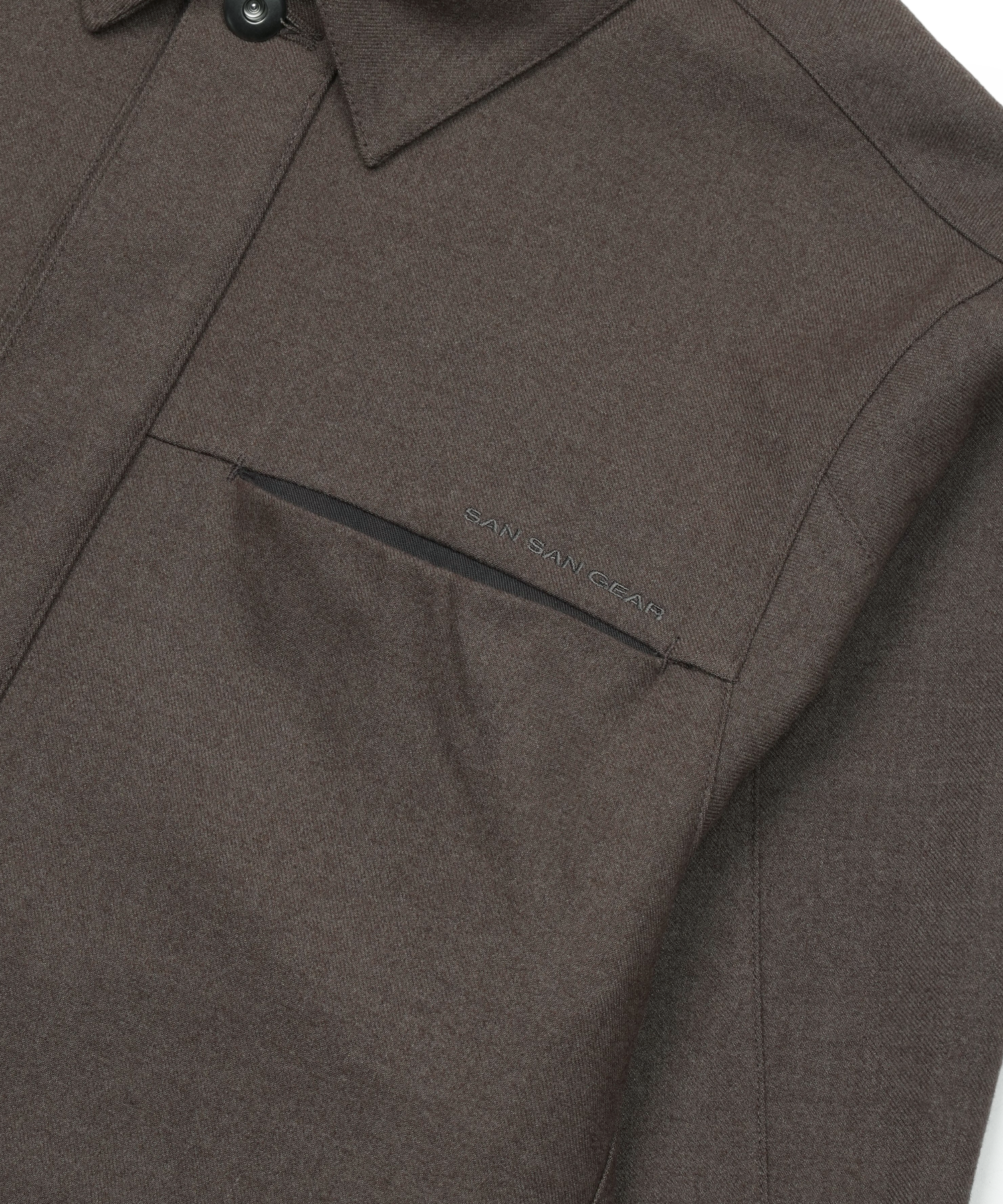 San San Gear - Trucker Jacket (Brown) product image 7 | TRAB K-Fashion Australia