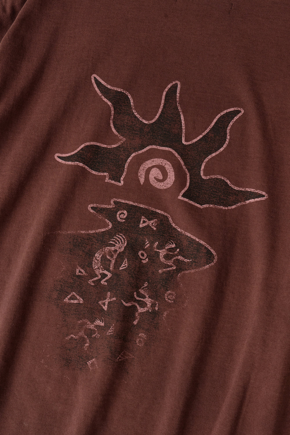 Hatchingroom - VTG Kokopelli Tee Bleached (Brown) product image 5 | TRAB K-Fashion Australia
