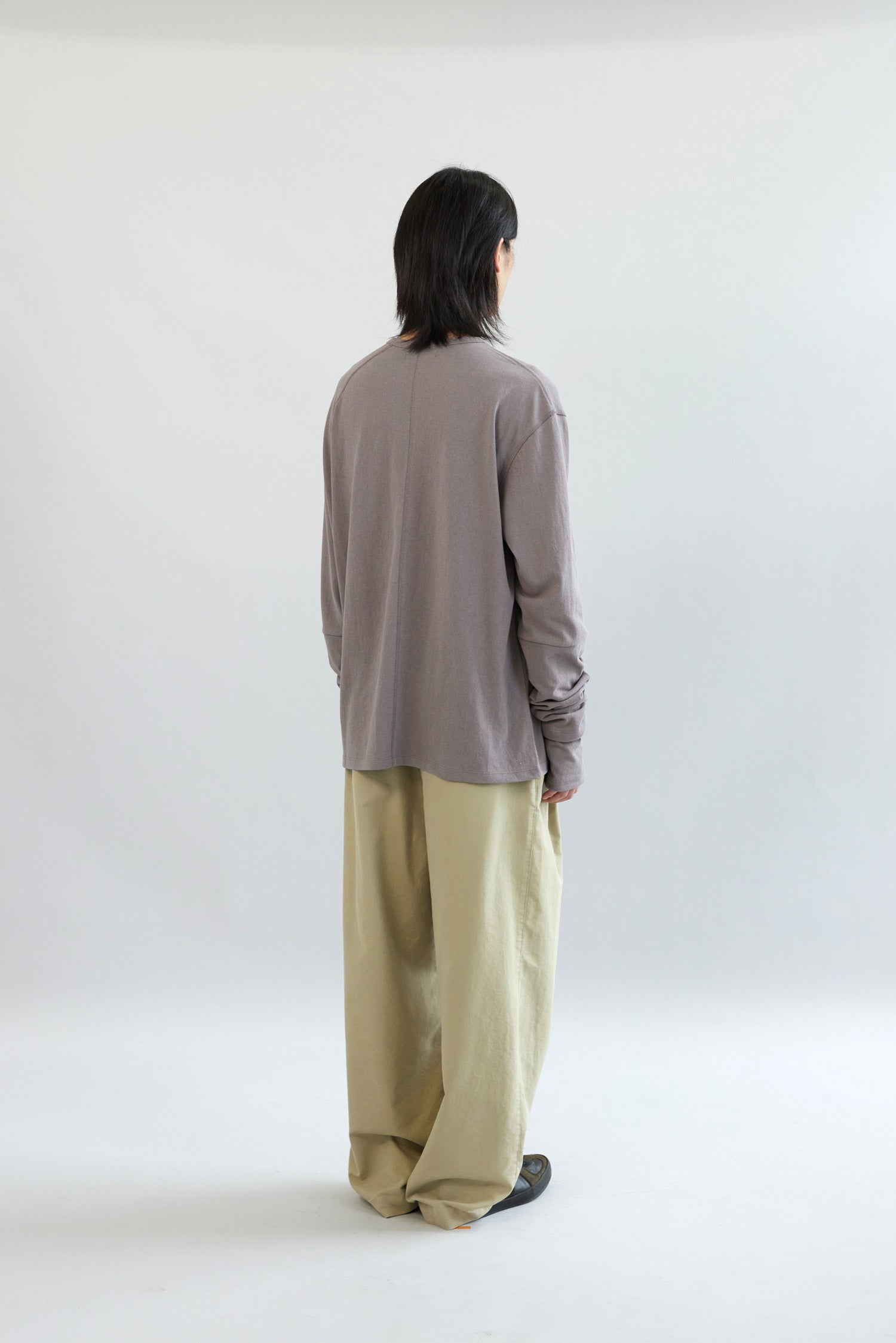 Hatchingroom - Double Sleeve Tee Rose (Grey) product image 8 | TRAB K-Fashion Australia