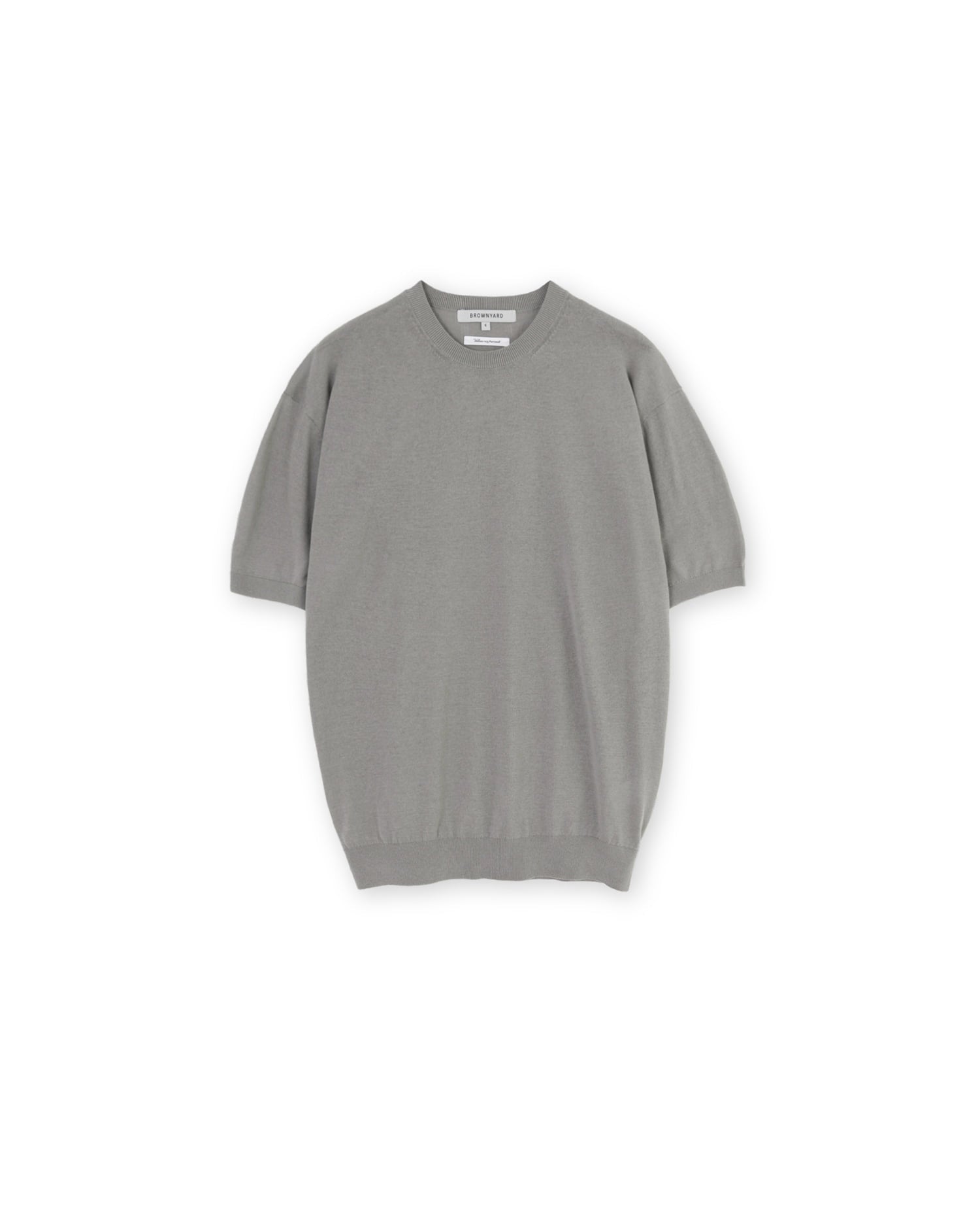 Brownyard - Hard Twist Supima Cotton Half Knit (Washed Grey) product image 3 | TRAB K-Fashion Australia