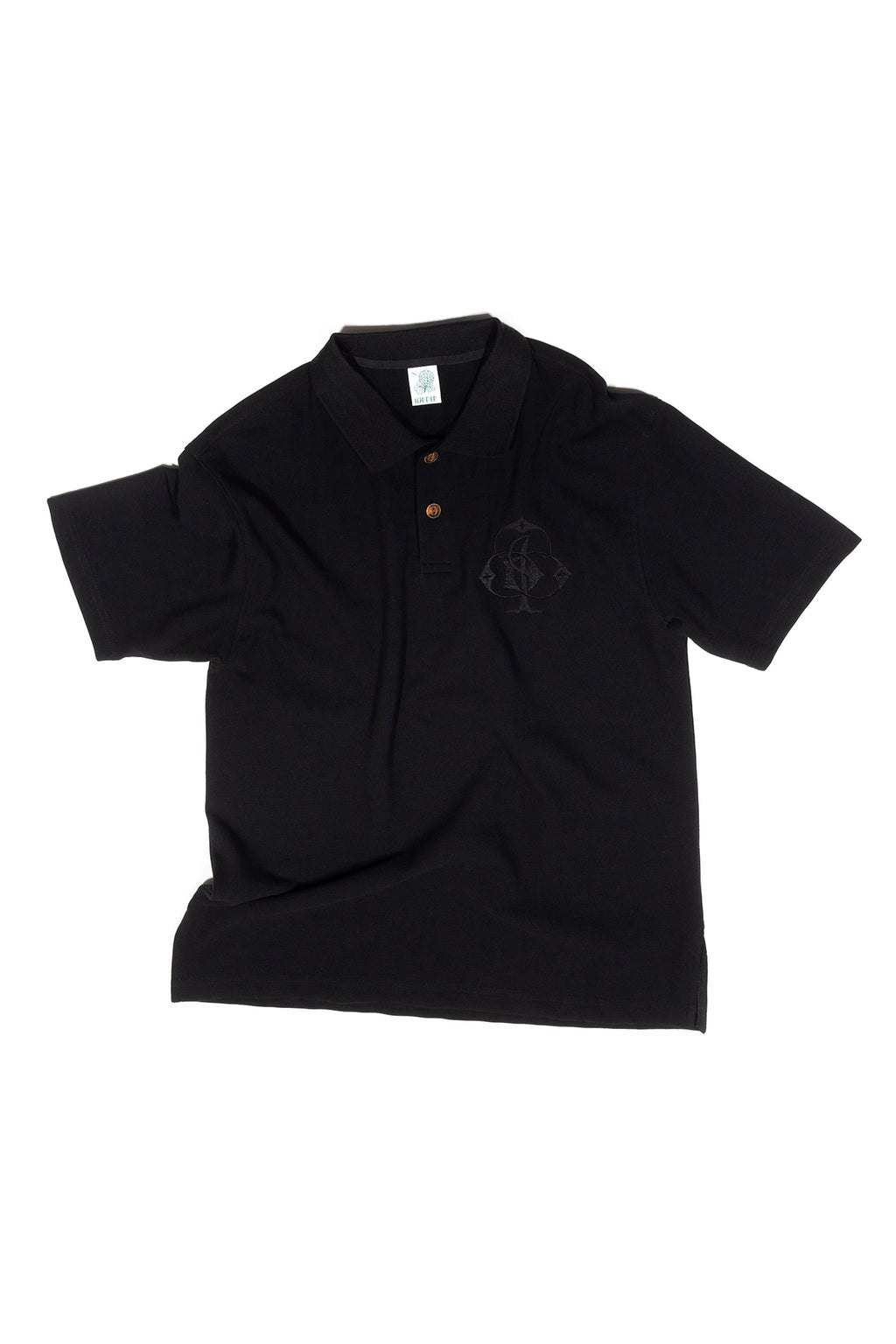 Ioedle - Clover Embroidered Pique (Black) product image 2 | TRAB K-Fashion Australia