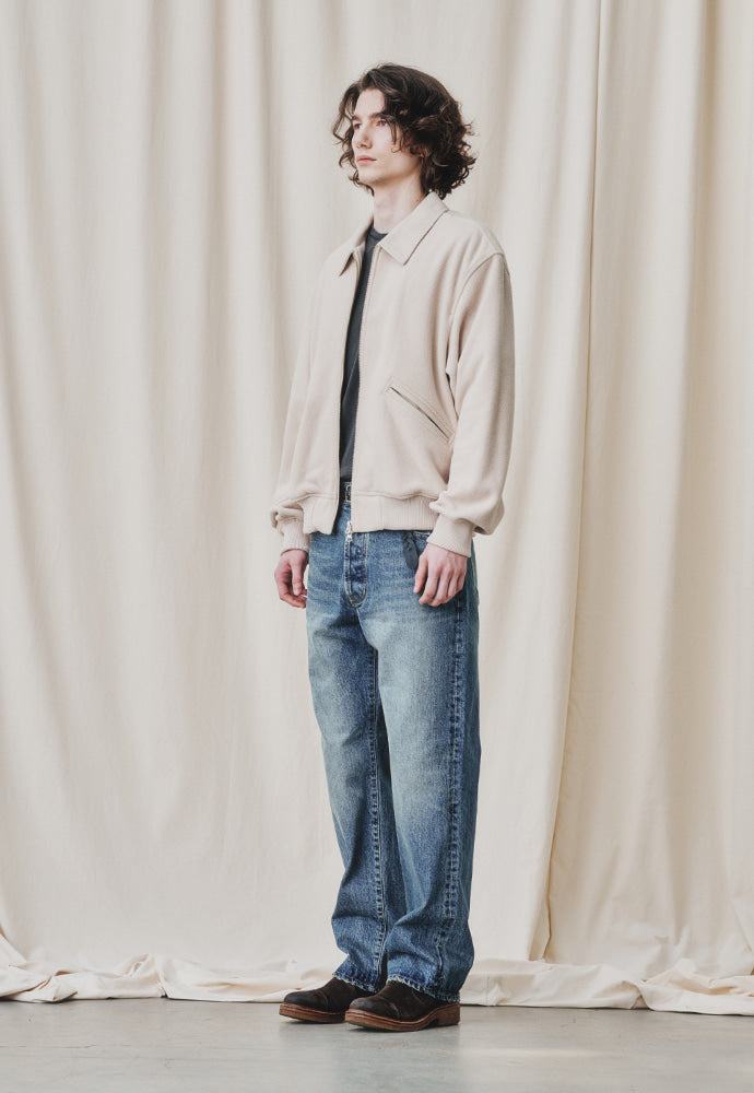 Art if acts - 70's Vintage Racing Fleece Jacket (Dove) product image 4 | TRAB K-Fashion Australia