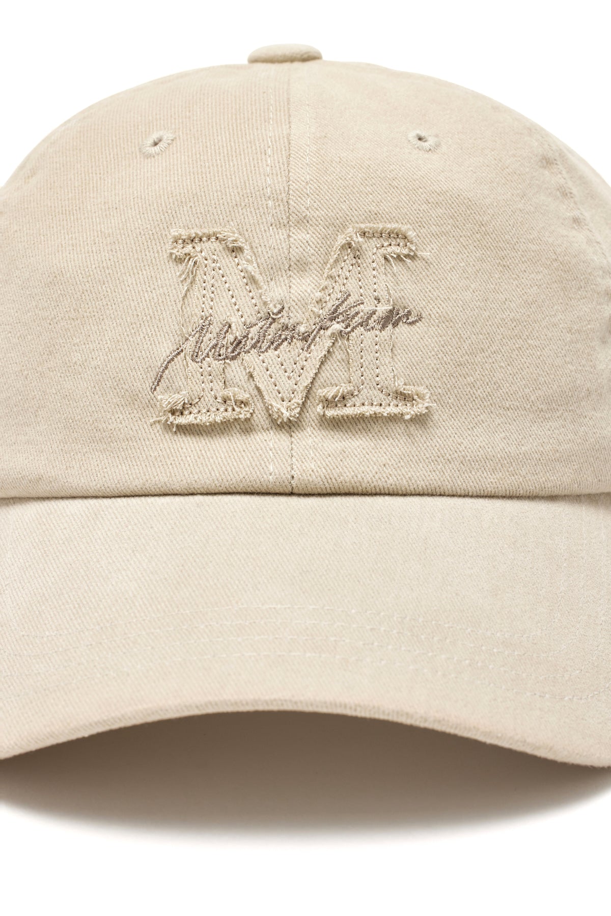 Matin Kim - Matin Cursive Ball Cap (Beige) product image 4 | TRAB K-Fashion Australia