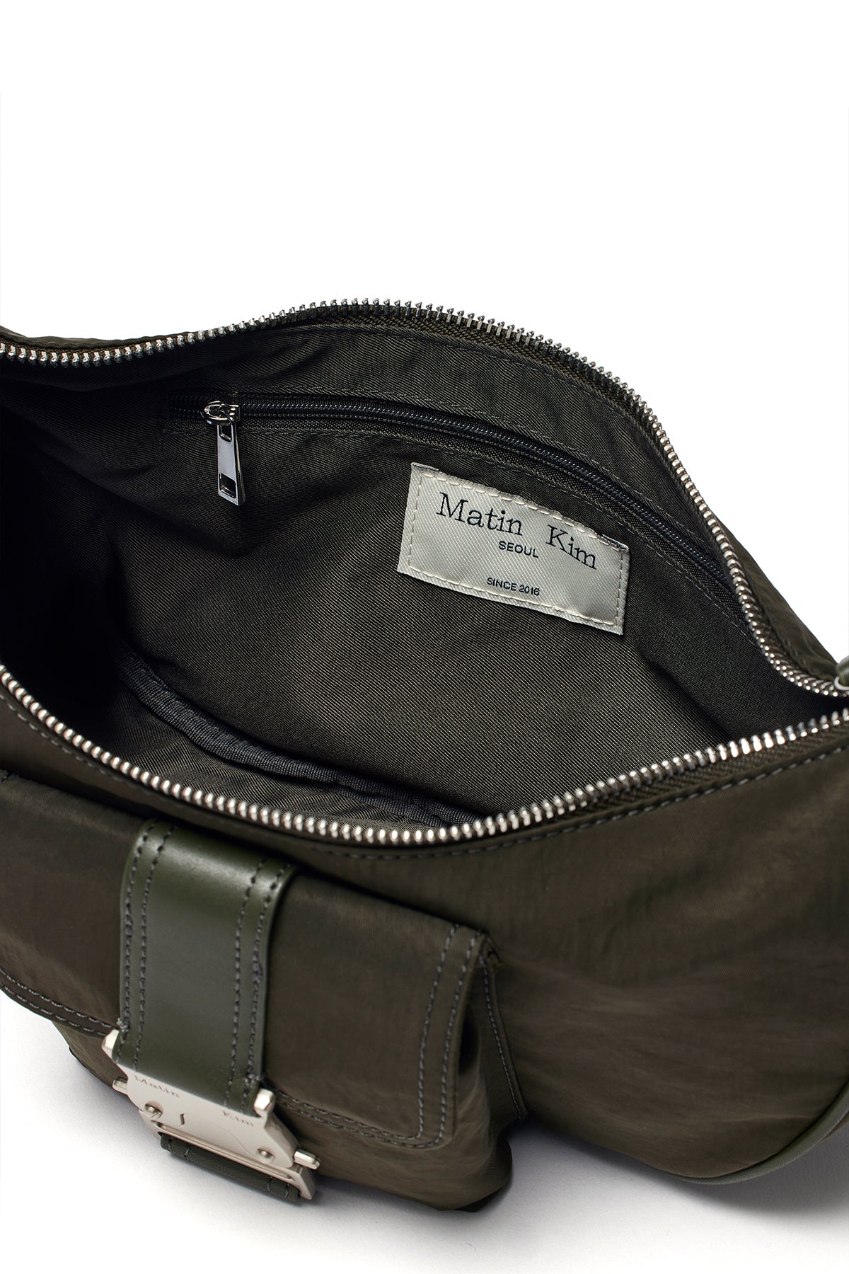 Matin Kim - Buckle Hobo Bag (Khaki) product image 4 | TRAB K-Fashion Australia