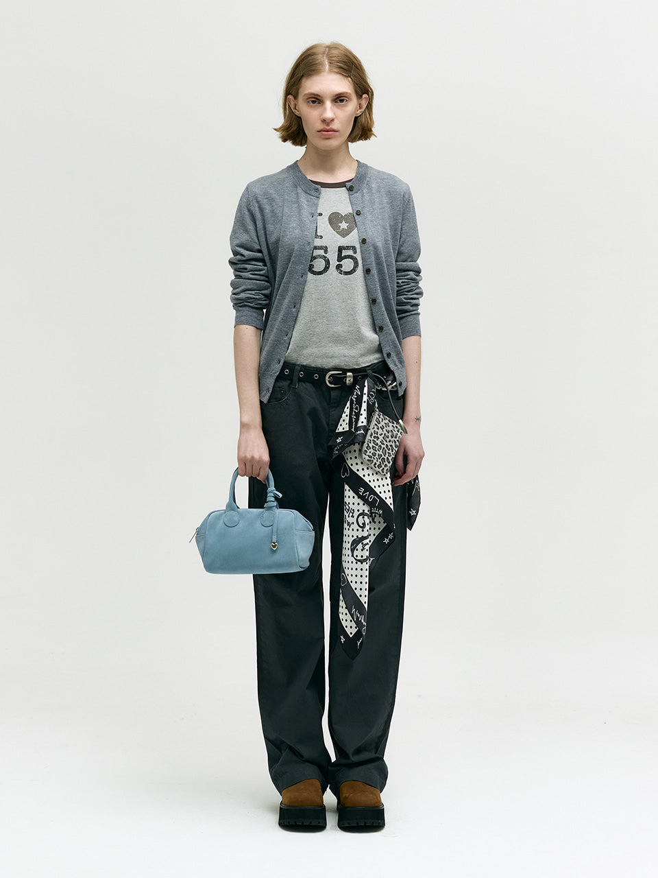 Marge Sherwood - Soft Bowling (Blue Suede) product image 8 | TRAB K-Fashion Australia