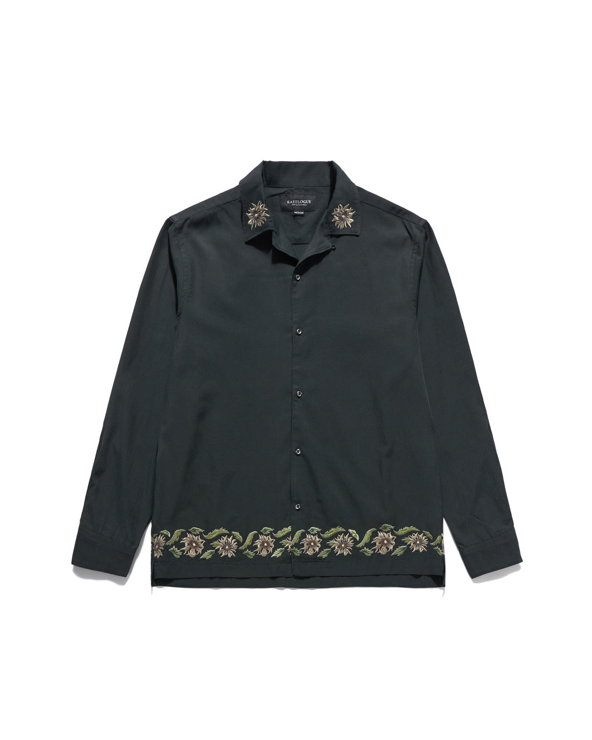 Eastlogue - Breezy Embroidered Shirts (Charcoal) product image 5 | TRAB K-Fashion Australia