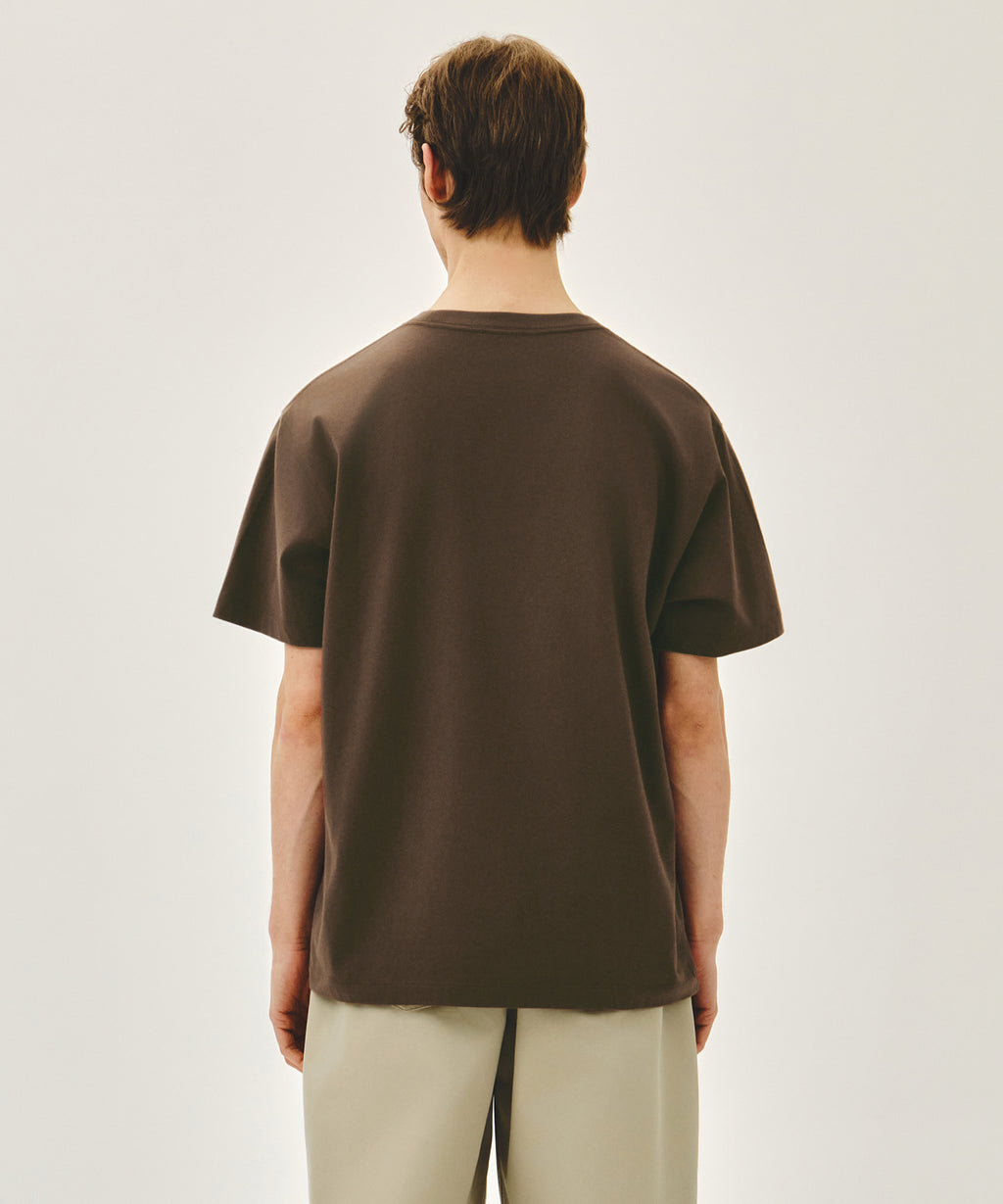 Marithe & Francois Girbaud - Classic Logo Tee (Brown) product image 3 | TRAB K-Fashion Australia