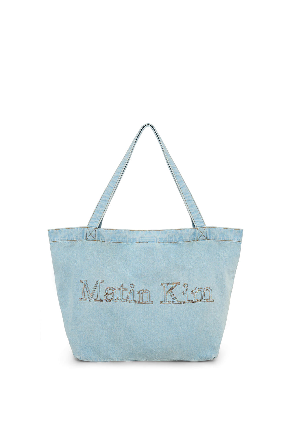Matin Kim - Matin Stitch Denim Shoulder Bag (Sky) product image 1 | TRAB K-Fashion Australia