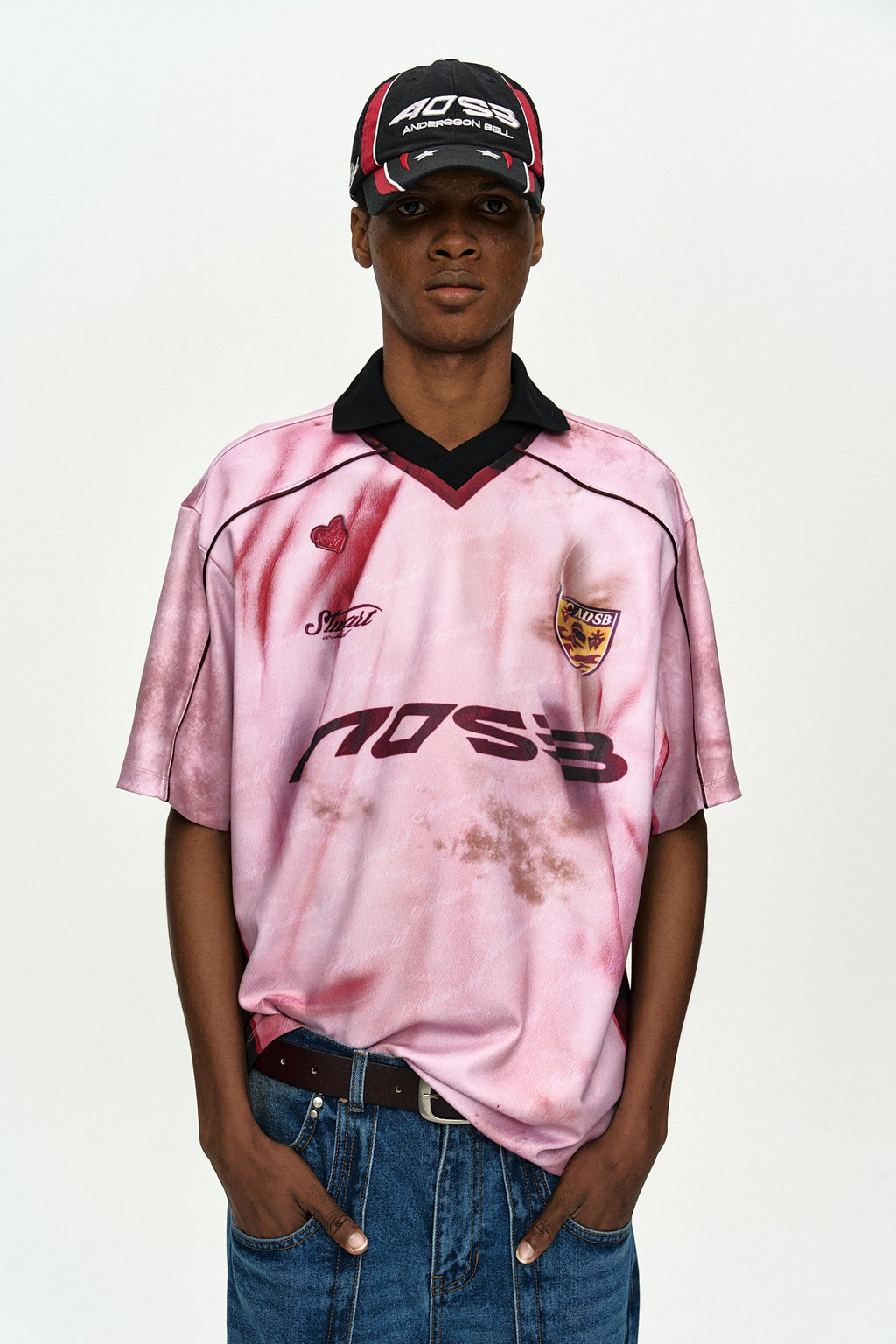 Andersson Bell - Printed Football Jersey T-Shirt (Red) product image 1 | TRAB K-Fashion Australia