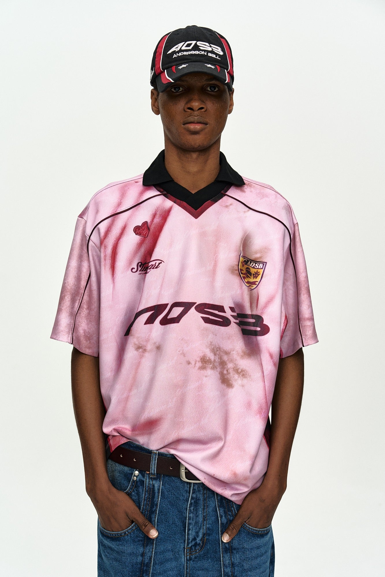 Andersson Bell - Printed Football Jersey T-Shirt (Red) product image 1 | TRAB K-Fashion Australia