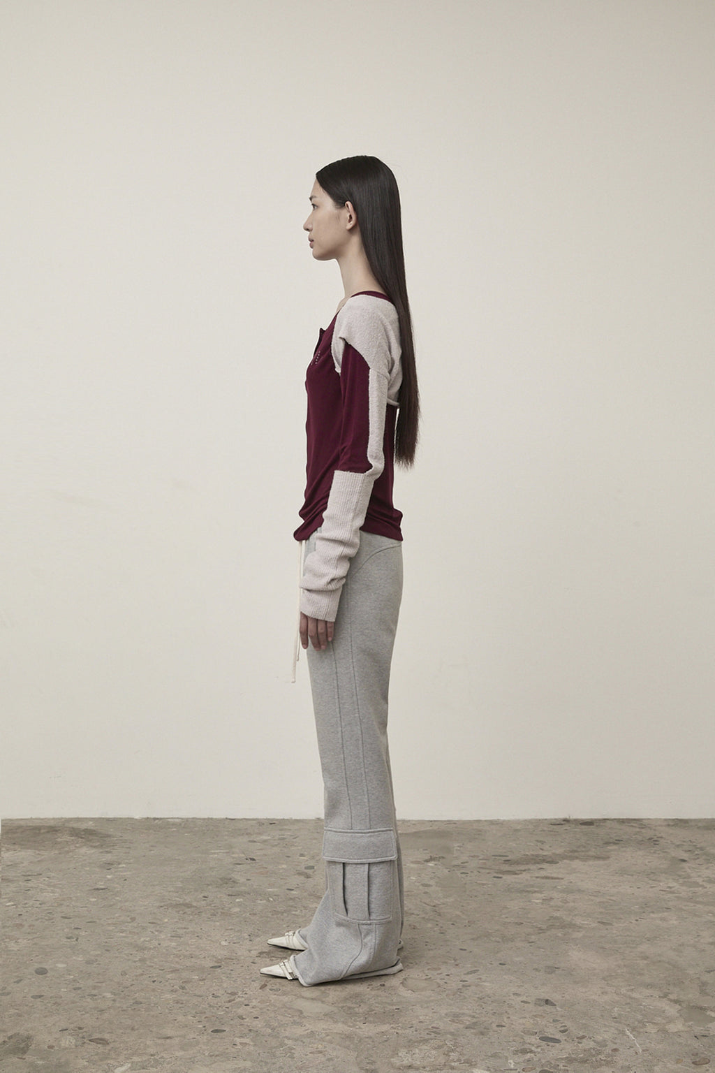 Matin Kim - Bolero Knit Muffler (Light Beige) product image 6 | TRAB K-Fashion Australia