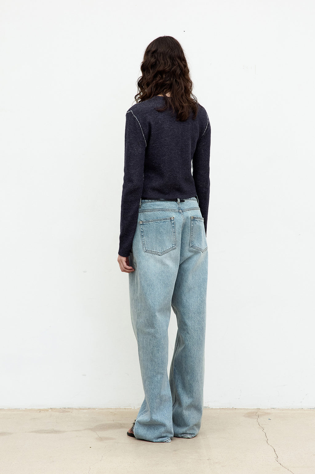 Coor - Damage Washed Jeans (Washed Blue) product image 4 | TRAB K-Fashion Australia