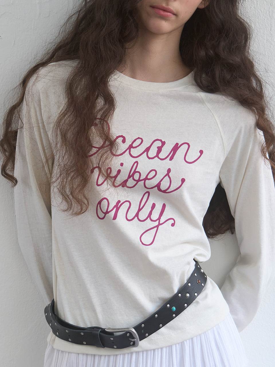 Kijun - Ocean Vibes Tee (Ivory) product image 4 | TRAB K-Fashion Australia