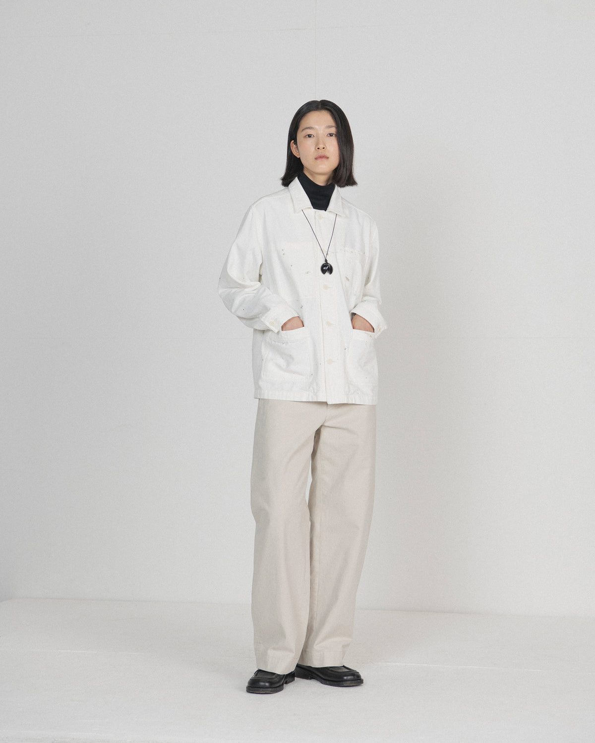 Brownyard - French Work Jacket (Ivory) product image 2 | TRAB K-Fashion Australia