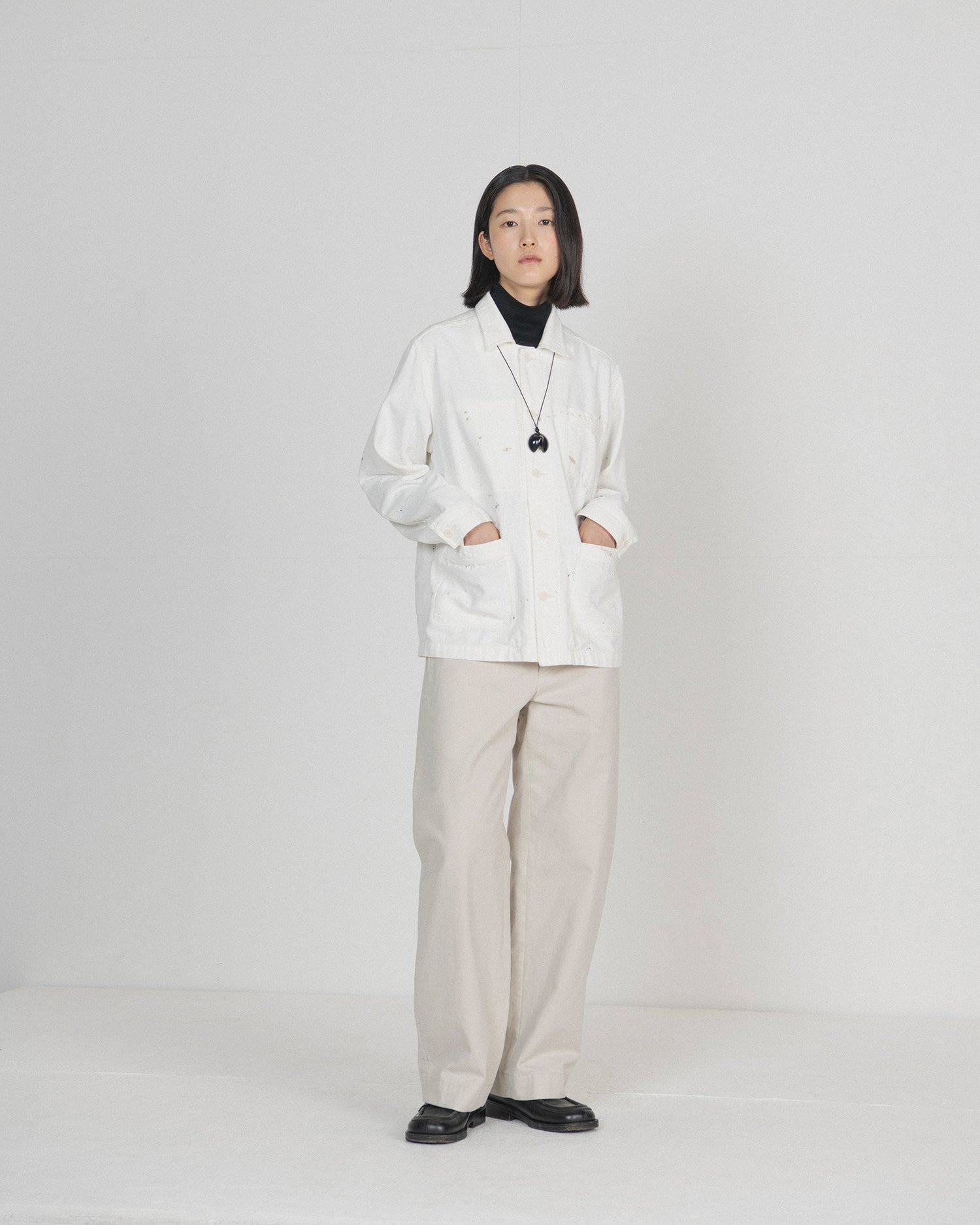 Brownyard - French Work Jacket (Ivory) product image 2 | TRAB K-Fashion Australia