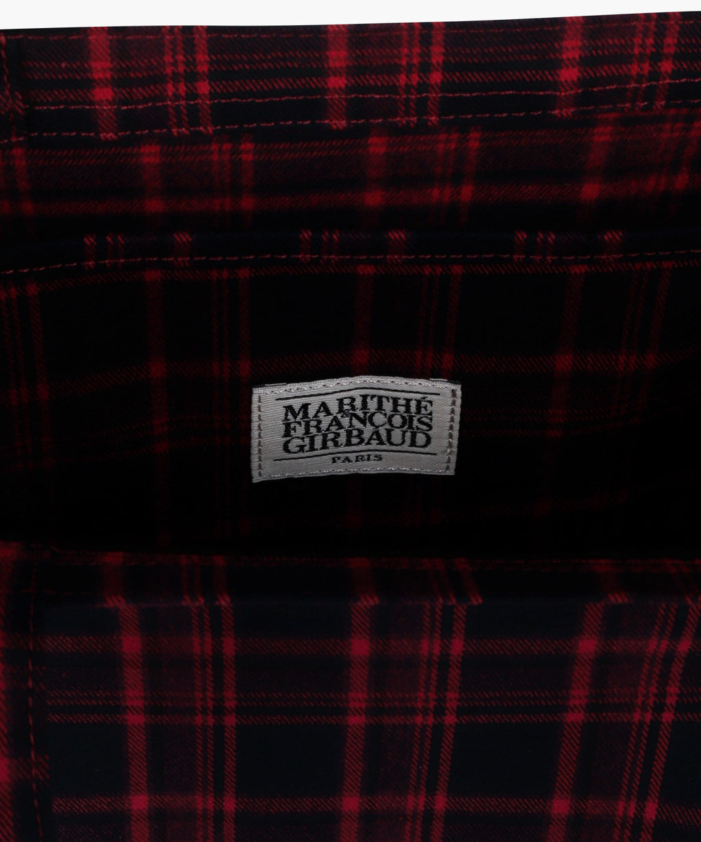 Marithe & Francois Girbaud - Classic Logo Check Eco Bag (Red) product image 4 | TRAB K-Fashion Australia