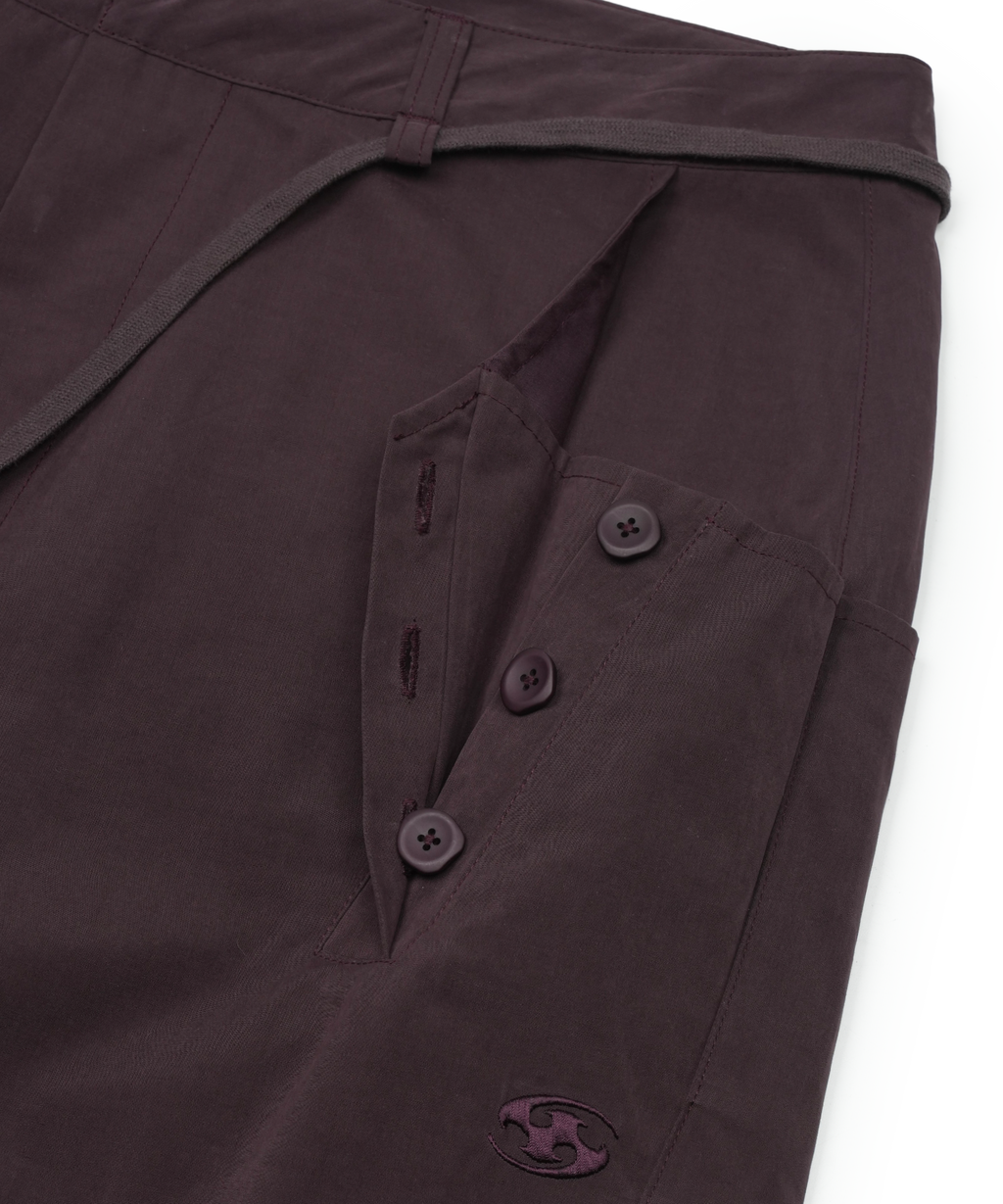 San San Gear - Tie Pants (Wine) product image 4 | TRAB K-Fashion Australia