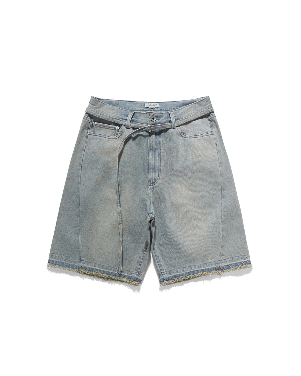 Eastlogue - Curved Outlaw Shorts (Light Indigo) product image 5 | TRAB K-Fashion Australia