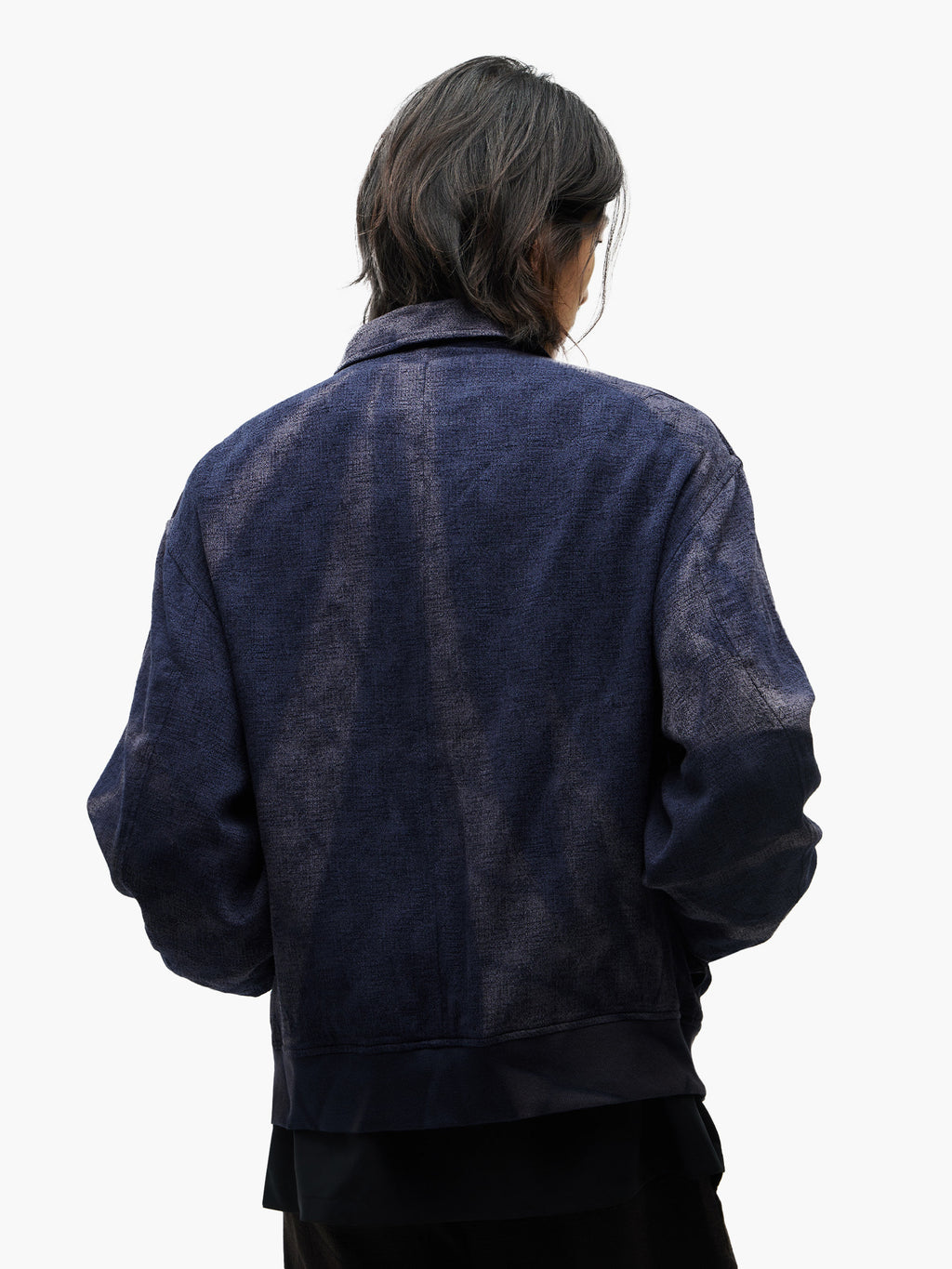 Jiyong Kim - Sun-Bleached Oversized Jacket (Navy) product image 5 | TRAB K-Fashion Australia