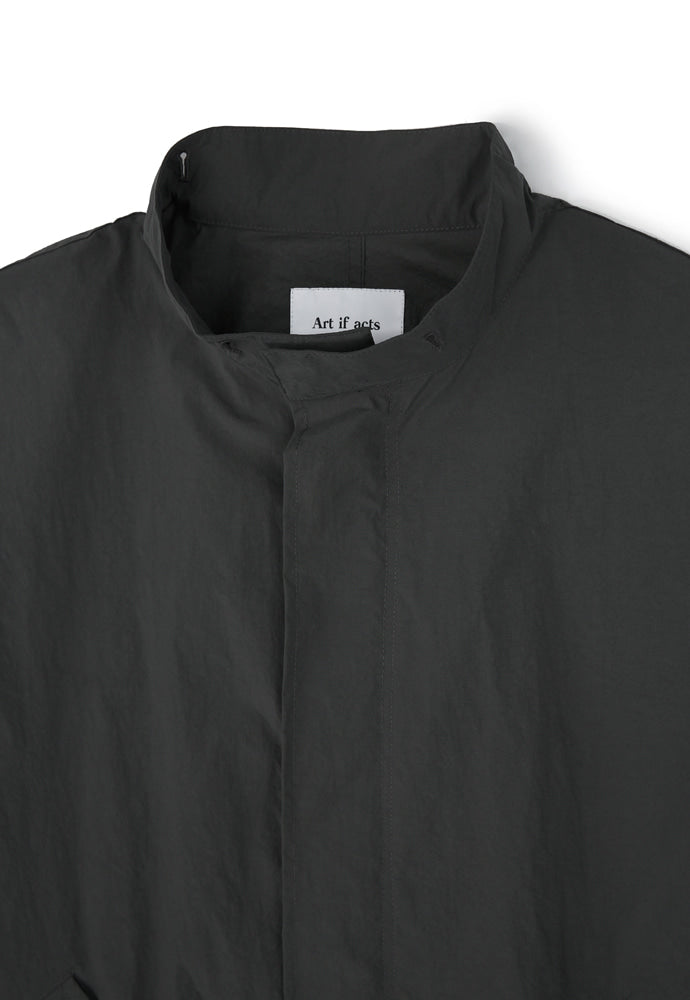 Art if acts - Cropped Fishtail Shield (Charcoal) product image 8 | TRAB K-Fashion Australia