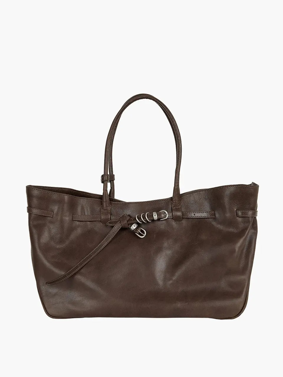 Marge Sherwood - Grandma Used Bag Large (Washed Brown Pull-Up) product image 1 | TRAB K-Fashion Australia