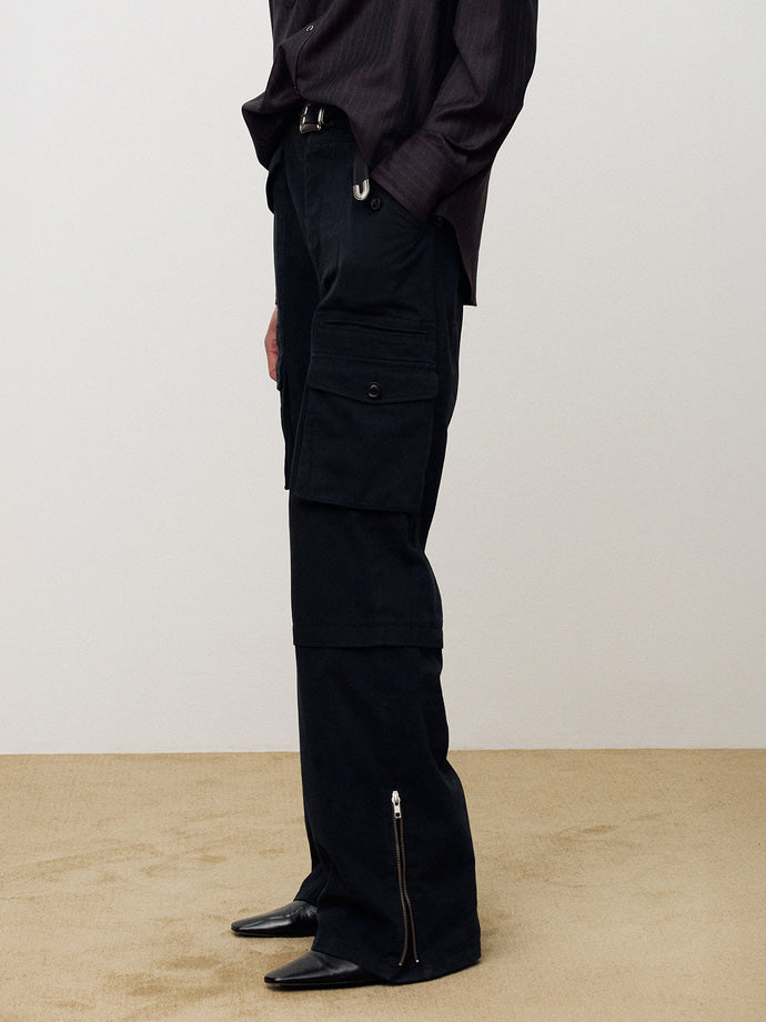 Tonywack - Garment-Washed Utility Cargo Pants (Faded Navy) product image 4 | TRAB K-Fashion Australia