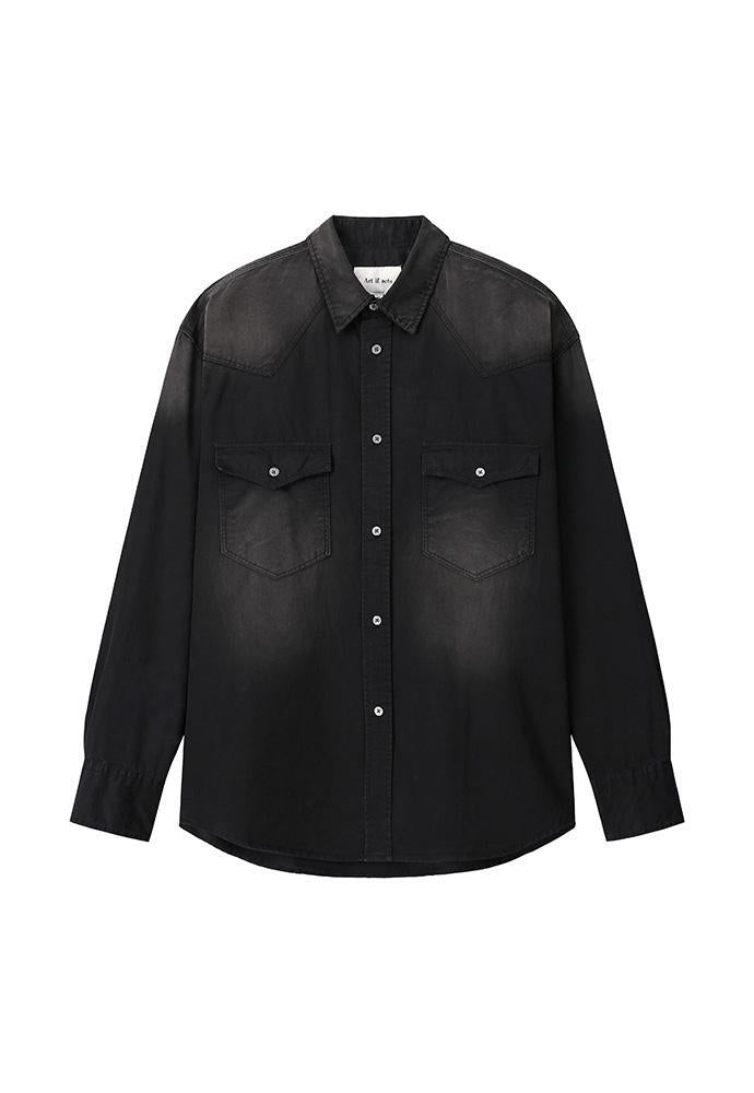 Art if acts - Vintage Western Shirt (Faded Black) product image 7 | TRAB K-Fashion Australia