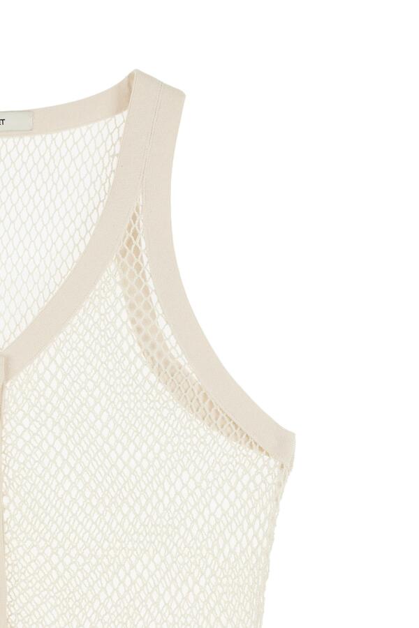 Deinet - Crochet Knit Vest (Ecru) product image 17 | TRAB K-Fashion Australia