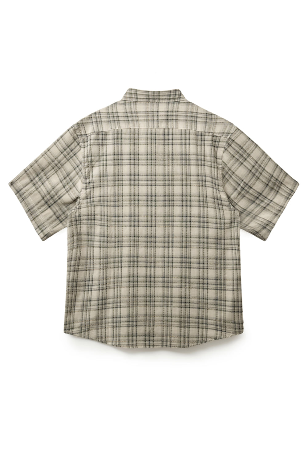 Hatchingroom - Arrow Shirt Over Dyed Check (Butter) product image 2 | TRAB K-Fashion Australia