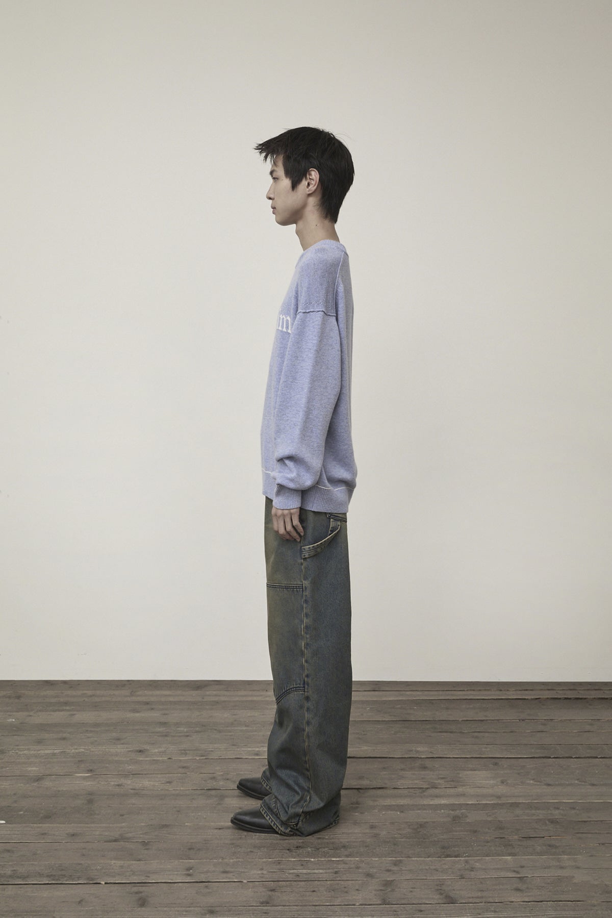 Matin Kim - Western Detail Denim Pants (Blue) product image 6 | TRAB K-Fashion Australia