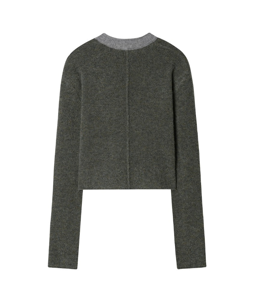 XLIM - Ep.6 Women 01 Knit (Gray/Khaki) product image 1 | TRAB K-Fashion Australia