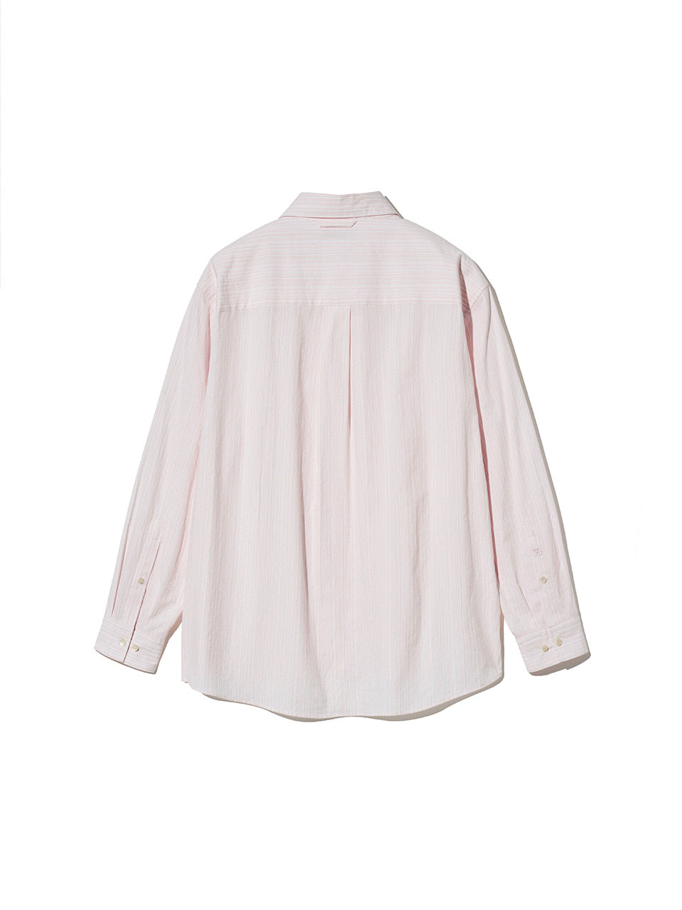 Kijun - Natural Stripe Button Down Shirt (Pink) product image 7 | TRAB K-Fashion Australia