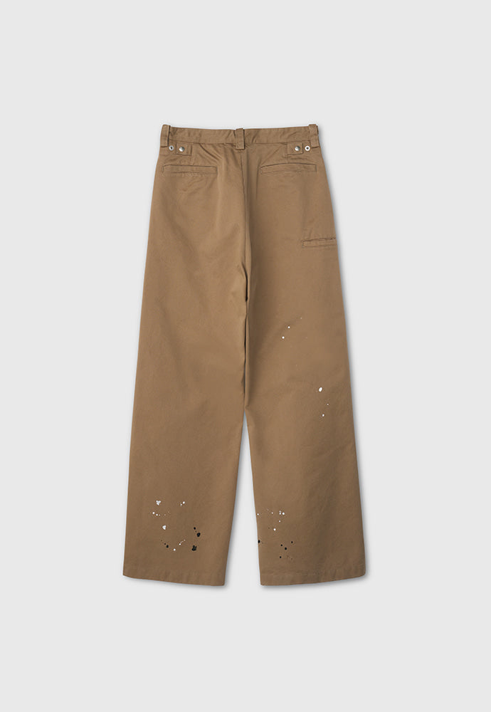 Tonywack - Wide-Leg Heavy Cotton Painter Pants (Beige) product image 8 | TRAB K-Fashion Australia