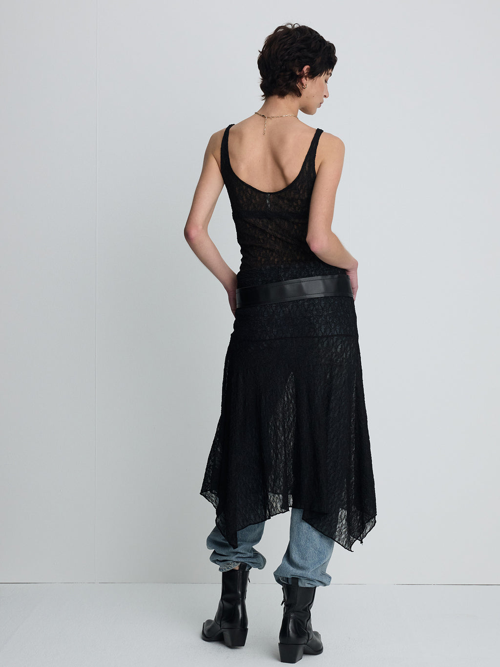 Tonywack - Lace Sleeveless Maxi Dress (Black) product image 7 | TRAB K-Fashion Australia