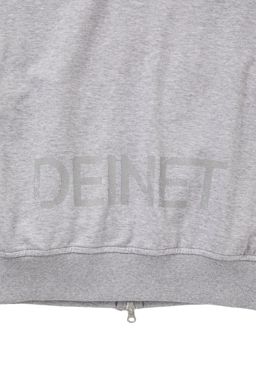Deinet - Metal Detail Hood Zip Up (Melange Grey) product image 8 | TRAB K-Fashion Australia