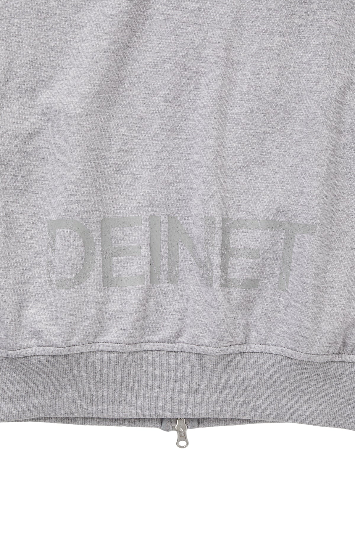 Deinet - Metal Detail Hood Zip Up (Melange Grey) product image 8 | TRAB K-Fashion Australia