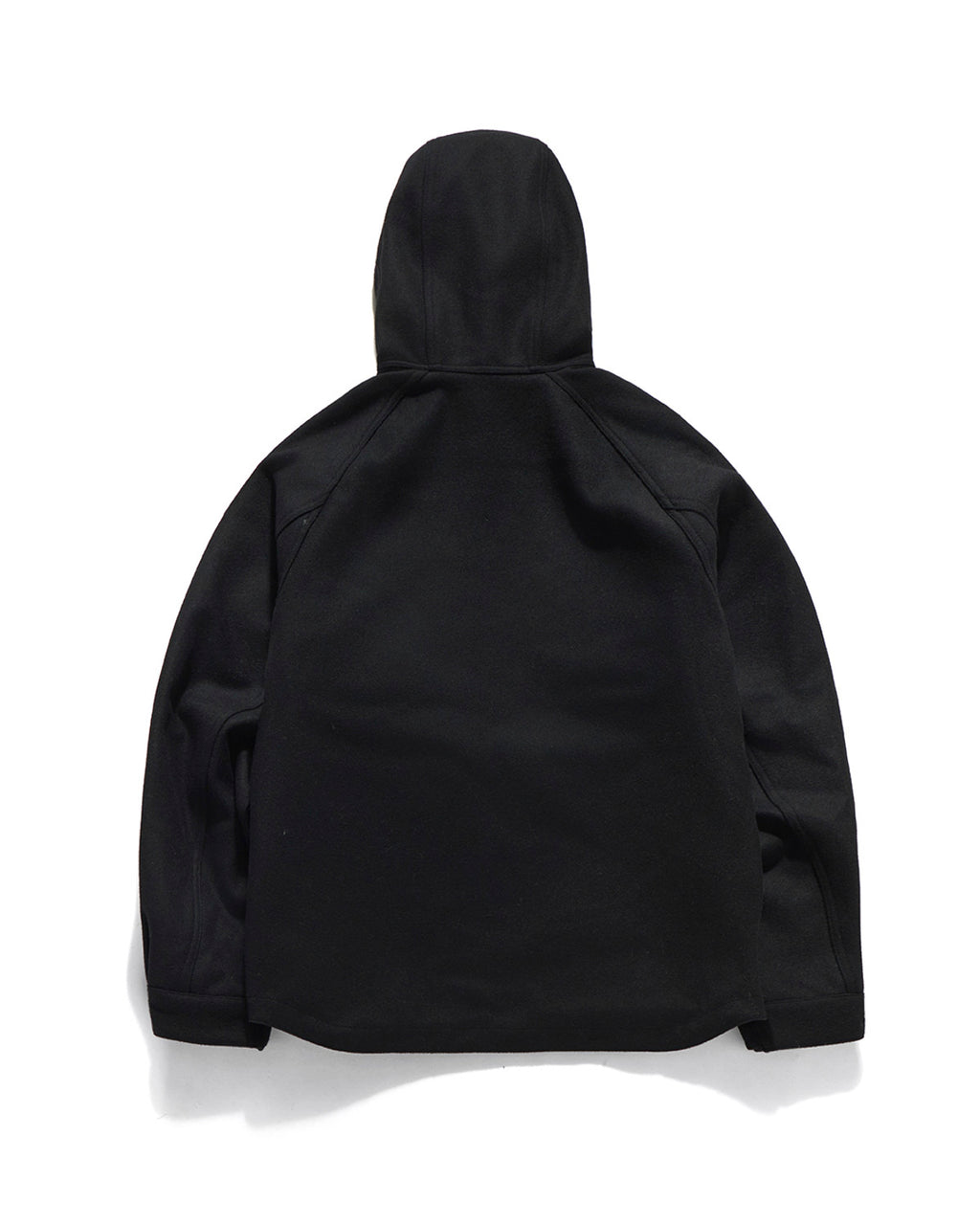 Eastlogue - Deck Hoodie Parka (Black Melton Wool) product image 2 | TRAB K-Fashion Australia