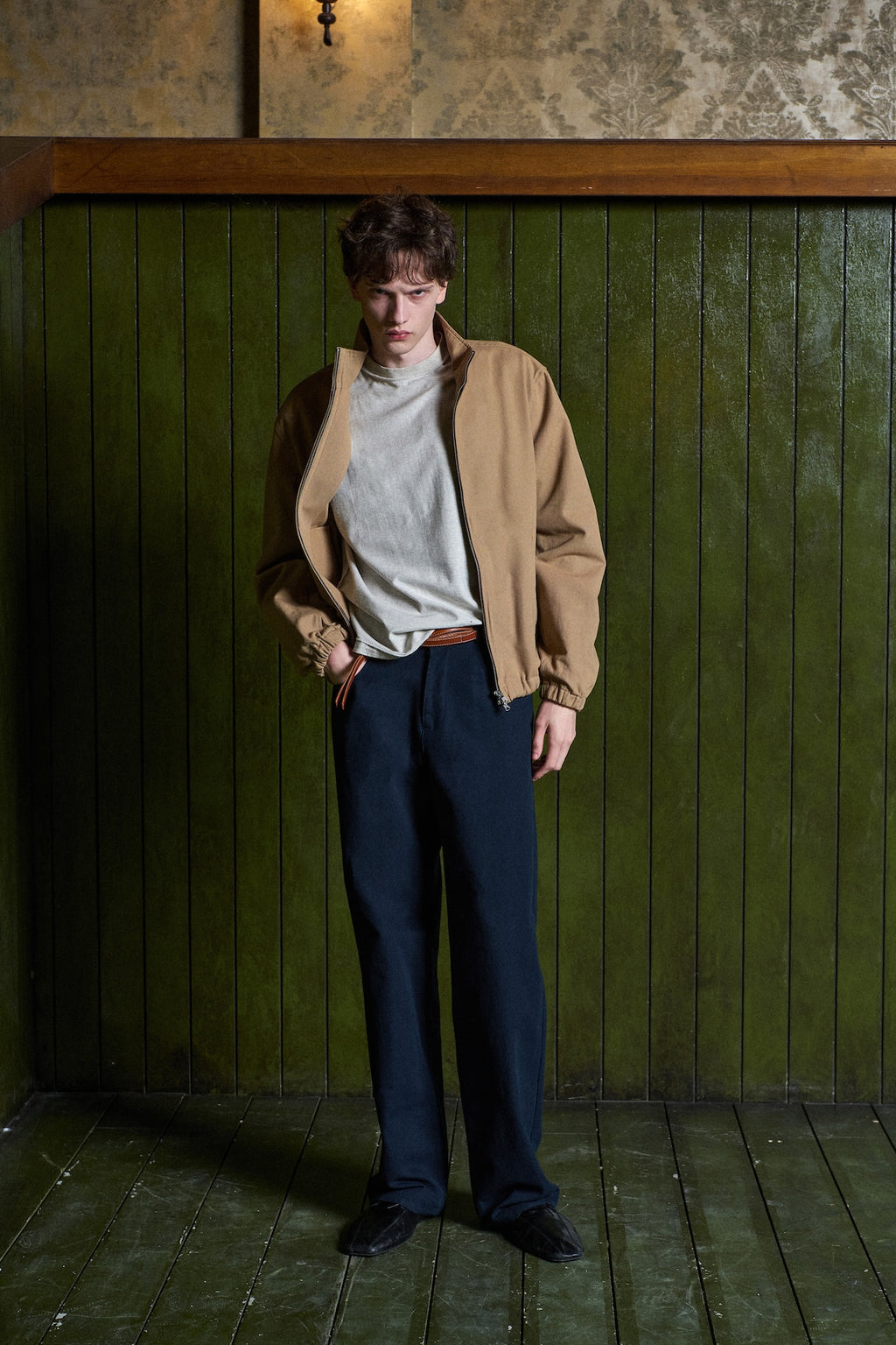STU - Shift High-neck Jacket (Beige) product image 9 | TRAB K-Fashion Australia