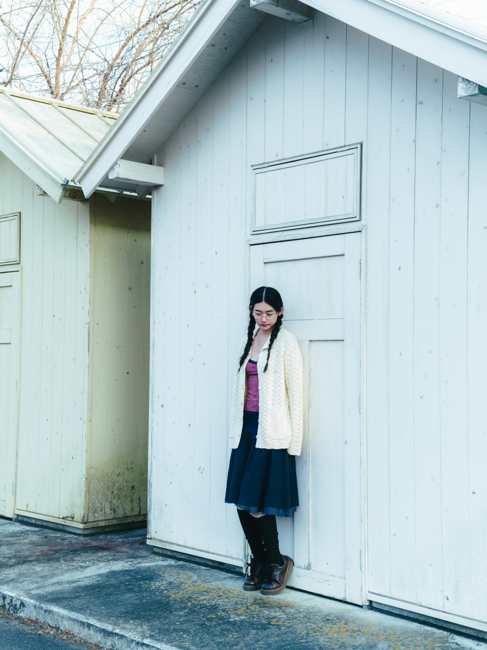 Coyseio - Wave Knit Cardigan (Ivory) product image 4 | TRAB K-Fashion Australia