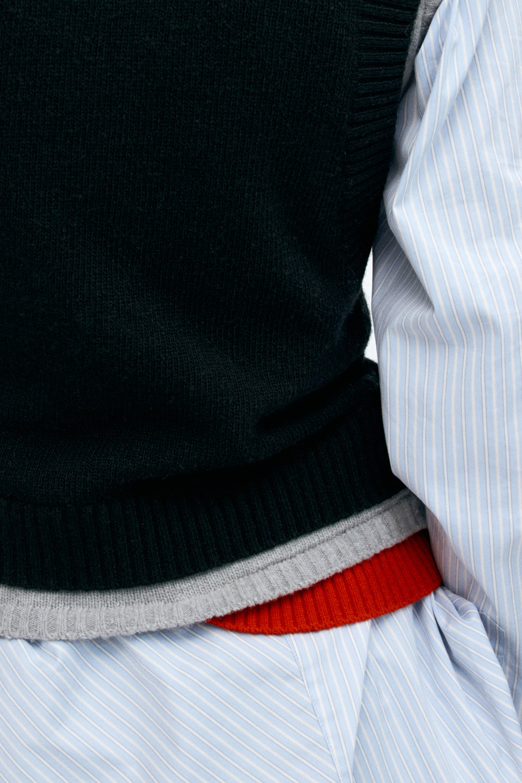 Andersson Bell - Tres Layered Sleeveless Top (Black) product image 6 | TRAB K-Fashion Australia