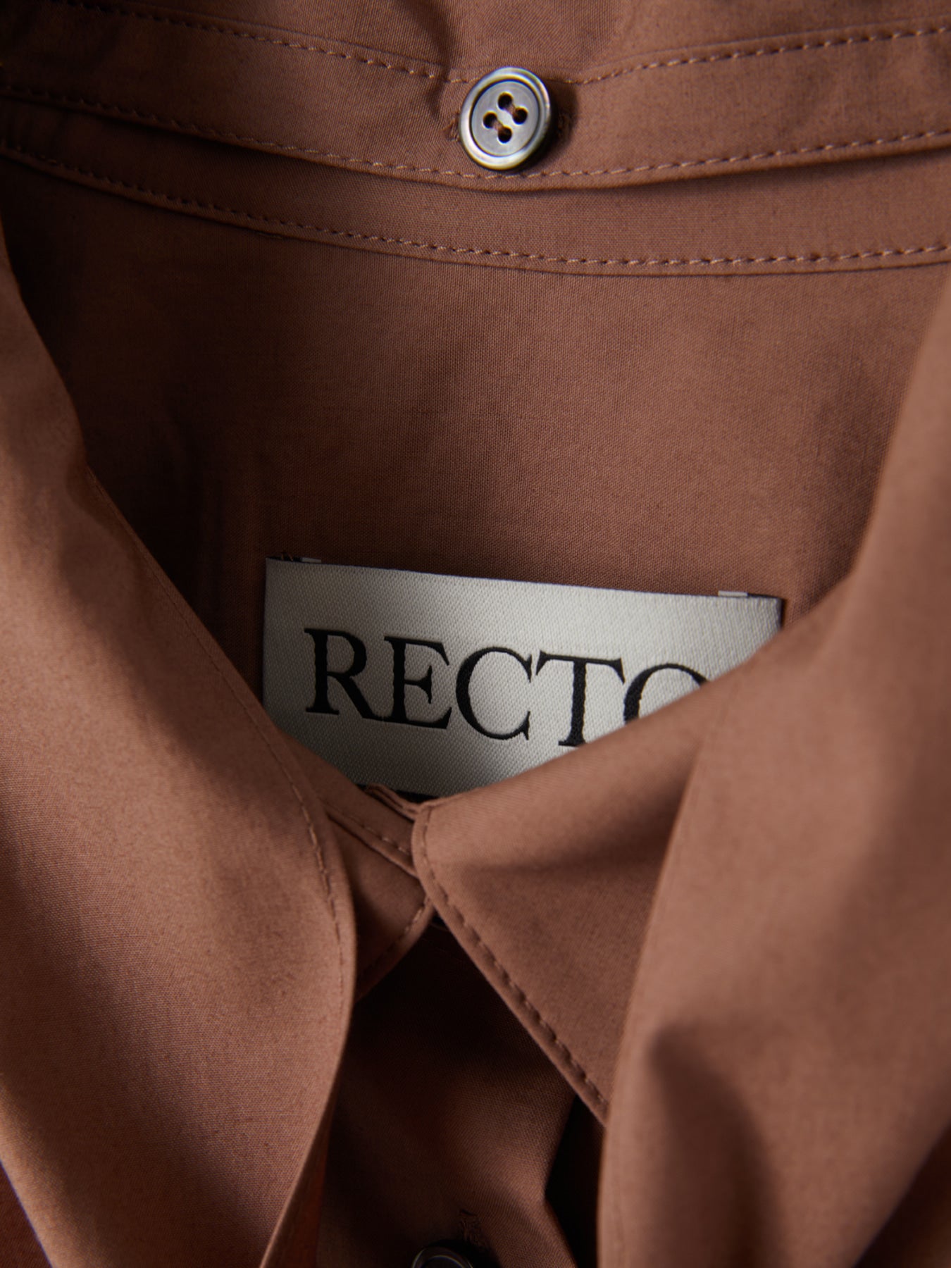 Recto - Powdery Cotton Scarf Shirt (Rust Pink) product image 14 | TRAB K-Fashion Australia