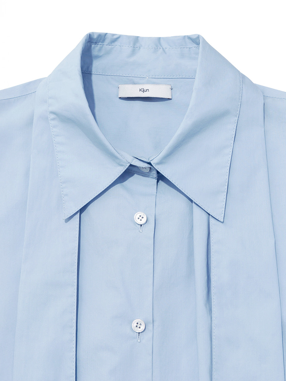 Kijun - Scarf Oversized Shirt (Blue) product image 10 | TRAB K-Fashion Australia