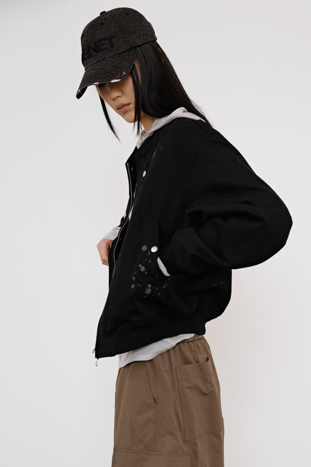 Deinet - Paint Stud Cotton Ma1 (Black) product image 8 | TRAB K-Fashion Australia