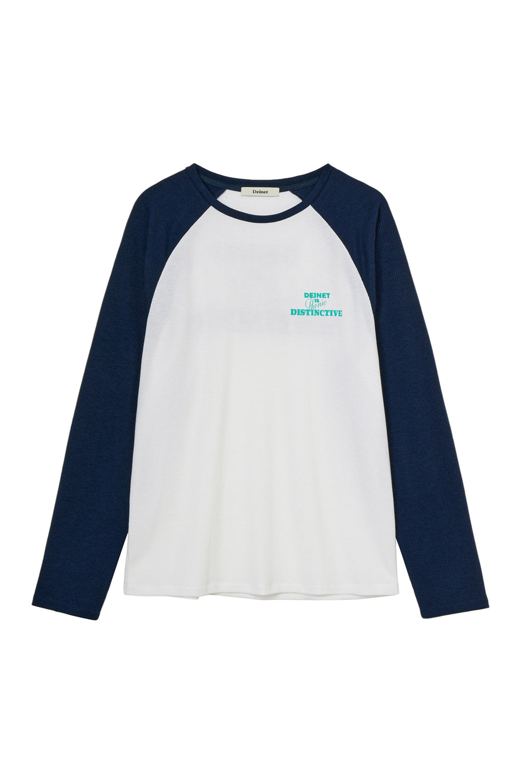 Deinet - Waffle Raglan Long Sleeve (White) product image 1 | TRAB K-Fashion Australia