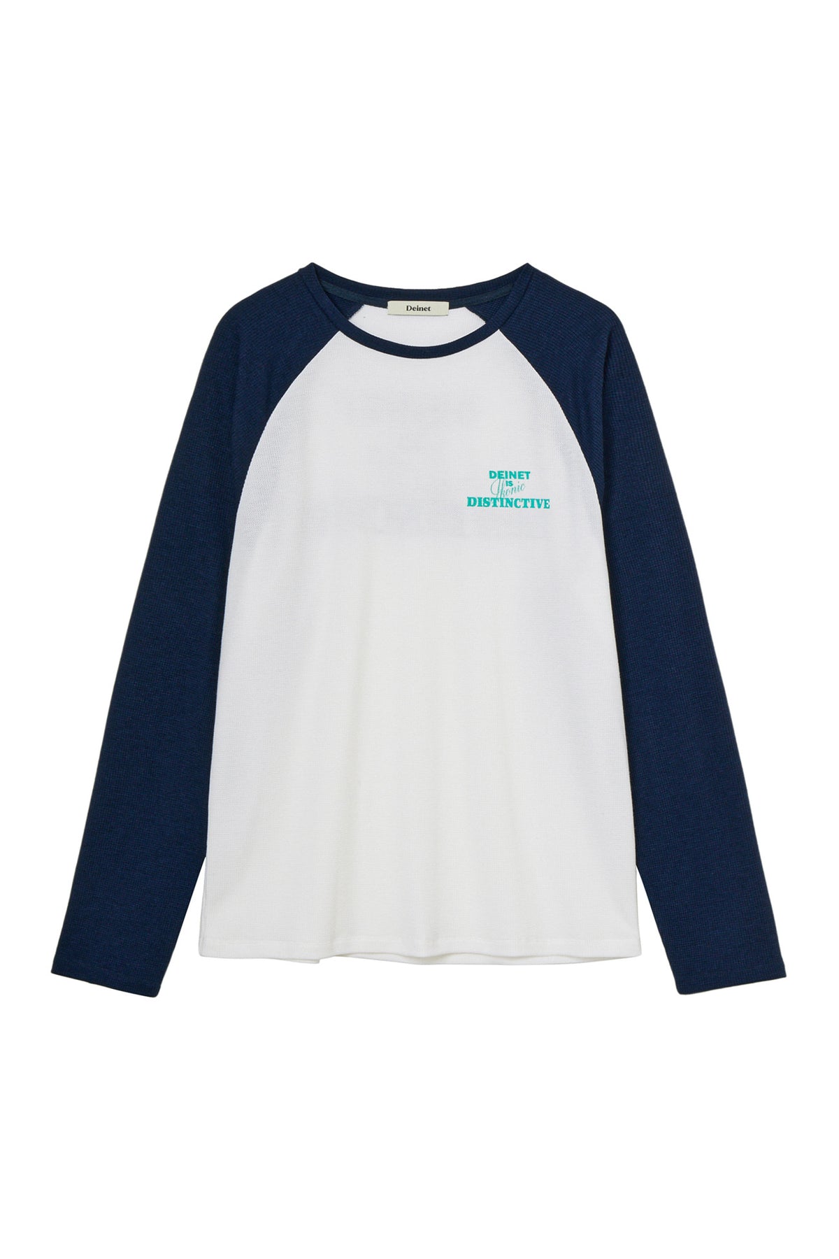 Deinet - Waffle Raglan Long Sleeve (White) product image 1 | TRAB K-Fashion Australia