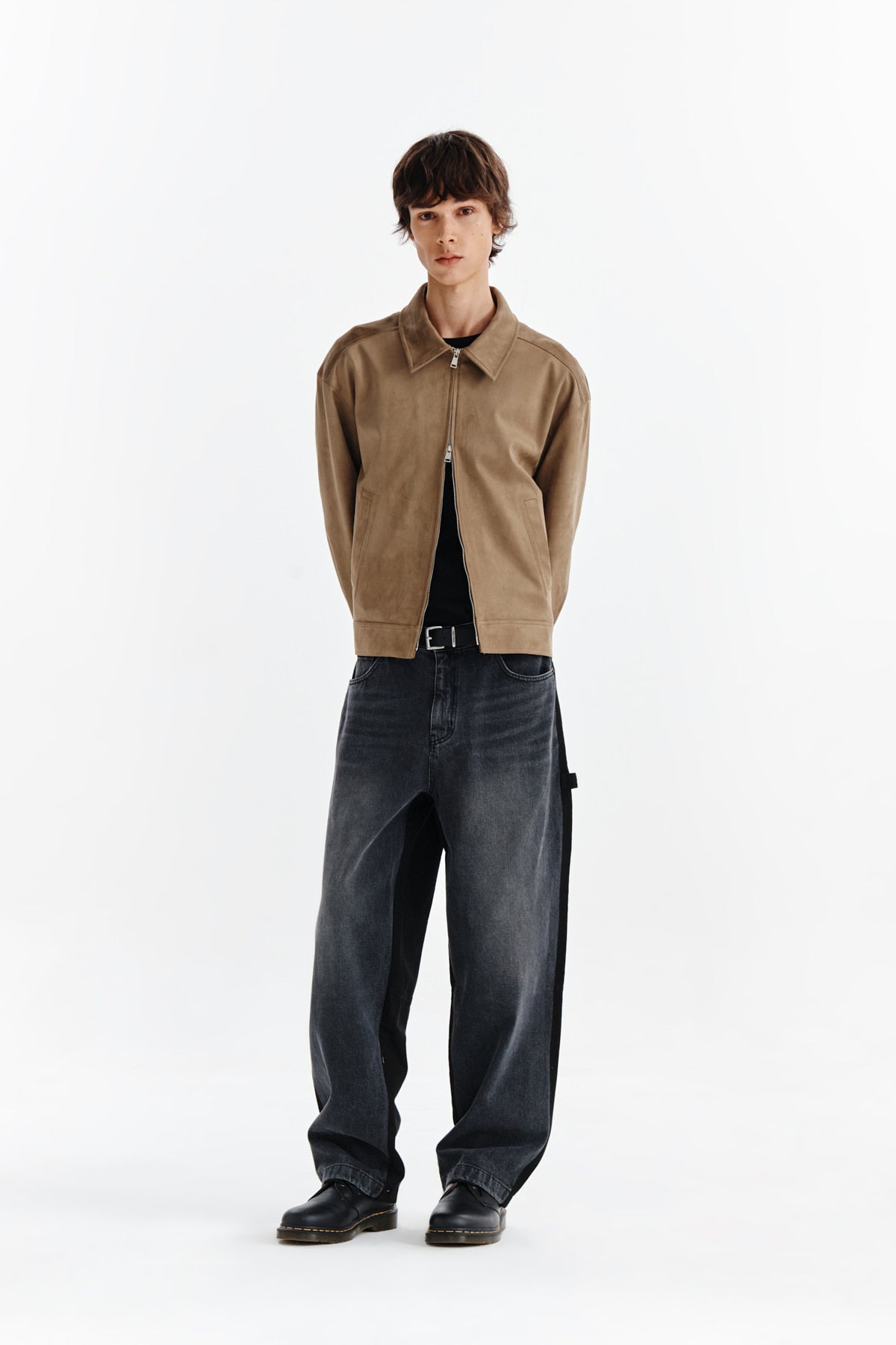 Matin Kim - Double Side Carpenter Denim Pants (Black) product image 14 | TRAB K-Fashion Australia