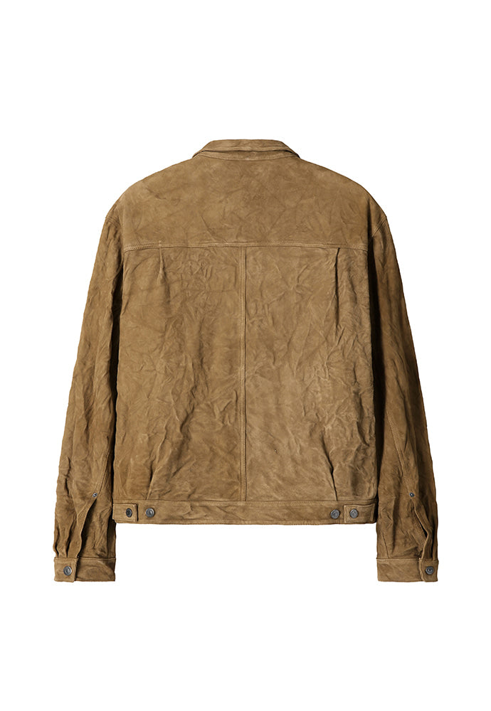 Art if acts - Washed Suede Trucker (Camel) product image 8 | TRAB K-Fashion Australia